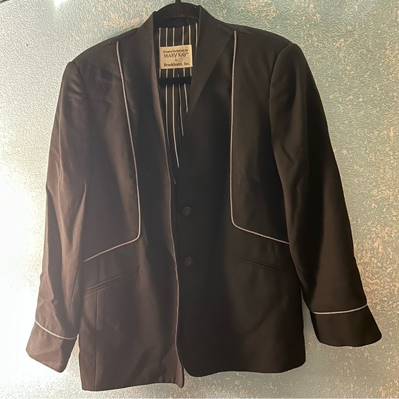 Mary Kay By Brookhurst Inc Black Vintage Blazer - Picture 1 of 6